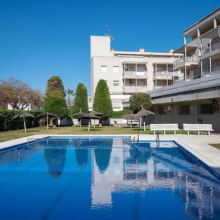 At006 Piscina Con Cesped, Airco, Pocos Min De La Playa Apartment *